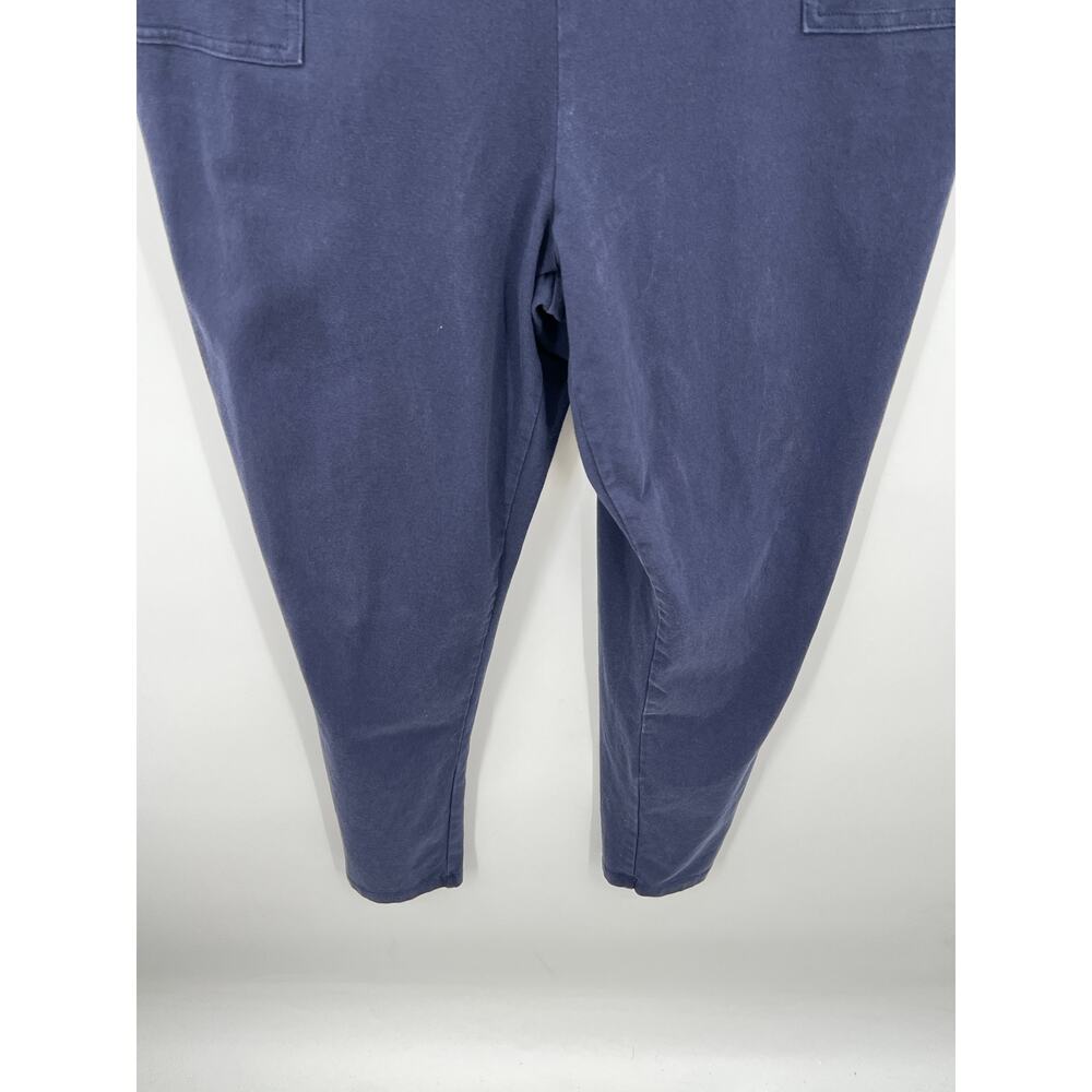 Quince Organic Cotton Maternity Overalls in Navy Blue Women's Small - Picture 6 of 8
